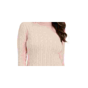 Maglione a Collo Alto con Trecce Taglia X-Large per Donna Charter Club, Traspirante, Alta Qualità, Stile Casual Trendy per l'Inverno, Rosa - Product Image 2