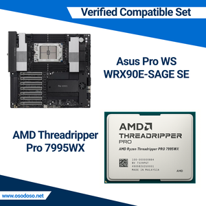 Conjunto AMD Threadripper PRO 7995WX + ASUS WRX90E-SAGE SE - Product Image 1