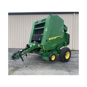 Presse à balles rondes Johnn Deeere 450E Nouvelle presse à balles rondes à chambre fixe avec moteur 75hp et boîte de vitesses pour foin à usage agricole - Product Image 6