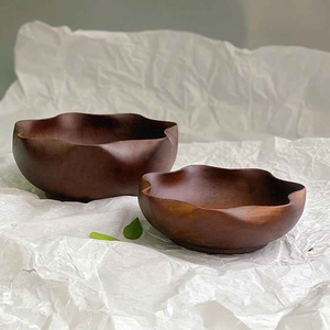 Juego de Tazones Redondos de Madera Pulida, Ligeros, Naturales, Ecológicos y de Alta Calidad para el Hogar, Hoteles y Restaurantes por MULTI CRAFT - Product Image 3