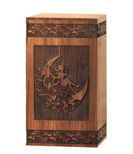 Urnes de crémation en bois faites à la main de style américain de vente chaude urnes décoratives funéraires modernes pour hommes femmes à bas prix - Product Image 3
