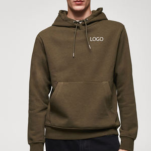 Customized Logo Solid Color Factory Price <b>Hoodie</b> <b>For</b> Men / High Quality Wholesale Rate Pullover Design Casual Wear Full Sleeves - Product Image 1