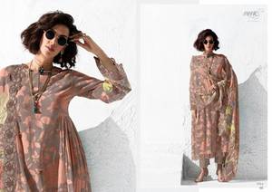 Muselina pura Impresión digital Bordado Salwar Kameez Colección Ropa india y pakistaní Precio al por mayor para ropa de fiesta - Product Image 4