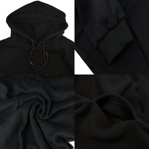 Sudadera con capucha unisex mezclada de algodón de lujo nuevo diseño 2025 con cordones para invierno - Product Image 6