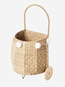 Meilleure vente de poussette jouet en bambou et rotin pour enfants - Product Image 2