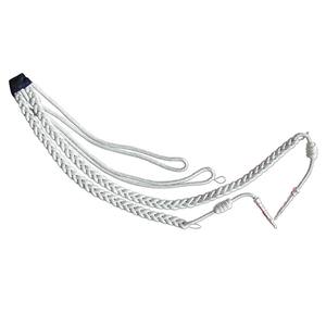 Aiguillette ornementale de la Légion étrangère de France, modèle 2 Olives, en polyester écologique, réglable, avec cordon classique doré - Product Image 5