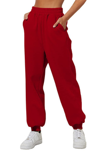Taille haute Slim Fit femmes pantalons de survêtement approvisionnement en vrac approvisionnement en vrac pantalons de survêtement à jambes larges pour femmes Comfort Fit femmes Baggy Joggers - Product Image 5