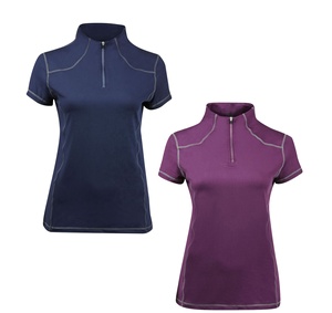Meilleures ventes de polos équestres de course pour femmes, hauts d'équitation avec logo personnalisé - Product Image 4