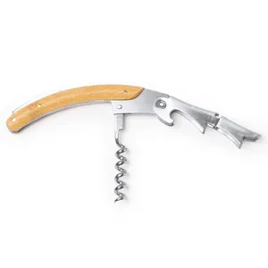 Cavatappi in Bambù Riverton, Gadget Personalizzati per Aprire Efficientemente le Bottiglie di Vino - Product Image 3