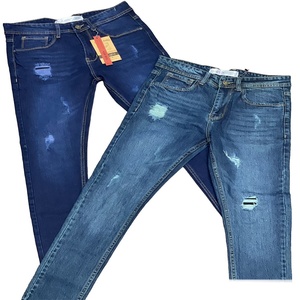 Stylish Denim Ankle Random with Ripping <b>Soft</b> and Stretch Vintage Denim Looks for Gents at Whole Sale Price - Product Image 4