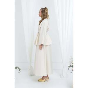 Conjunto de Falda Minimalista Luna con Cinturón para Mujer de LOREEN - Top Oversize y Pantalones Anchos de Dos Piezas en Azul - 20682TKS - Product Image 5
