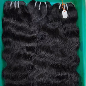 Bundles de cheveux vierges droits d'os 10A 12A de haute qualité 100% non transformés avec fermeture, faisceaux de cheveux humains alignés sur des cuticules brutes - Product Image 1