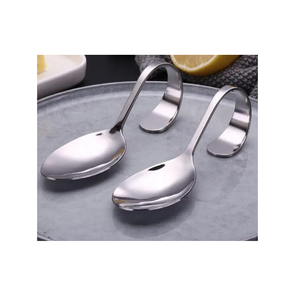 <b>Stainless</b> <b>Steel</b> Serving Spoon <b>Kitchen</b> <b>Utensils</b> Dinner Wedding Serving Spoon Curved Handle Top Selling Product - Product Image 1