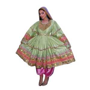 Service OEM, couleurs et tailles personnalisées, robes afghanes Kuchi vintage pour adultes, style indien Banjara, danse du ventre, robe afghane pour femmes - Product Image 1