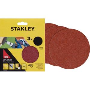 Stanley 125 mm pour disques de ponçage Velcro, multi-pack avec accouplement rapide - Product Image 1