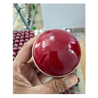 Pelota de Cricket de Goma Amarilla de Alta Calidad, Grado A, Cosida a Mano, Sin Sello, para Práctica en Interiores y Exteriores, Tamaño 22.5, Empaquetada