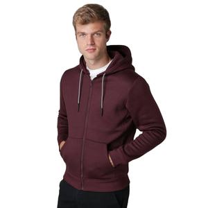 Sudaderas con Capucha para Hombre al por Mayor ODM/OEM, con Cierre Completo, Bordado Personalizado con Logotipo, 100% Algodón Felpa - Product Image 1