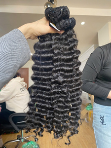 [CABELLO NATURAL CAMBODIANO] Extensiones de Cabello Humano en Paquetes, Fáciles de Rizar, Gruesas y Saludables para Mujeres Negras - Product Image 2