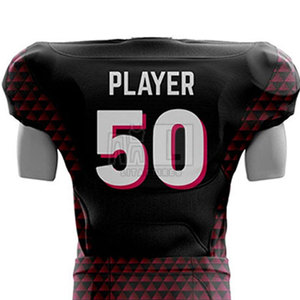 Uniforme de fútbol americano de nueva tendencia al por mayor para ropa deportiva transpirable diseño de manga corta - Product Image 3
