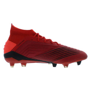 Chaussures Adidas Predator 19.1 Terrain Ferme pour Hommes Couleur : Rouge Actif/Rouge Solaire/Noir Noyau 100% Authentique - Product Image 2