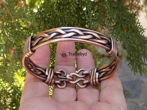 Adjustable <b>Copper</b> <b>Bracelets</b> <b>for</b> <b>Men</b> Women Stylish Pain Relief Jewelry by Tradebyd - Product Image 2