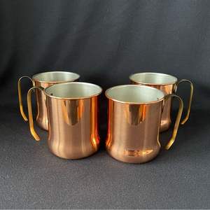 Taza de Cobre Puro 100% de Alta Calidad, Hecha a Mano, Personalizada, para Cerveza o Café - Product Image 5