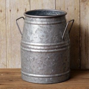 แจกันพื้นเหล็กชุบสังกะสีสำหรับตกแต่งสวนดีไซน์ชายฝั่ง - Product Image 2