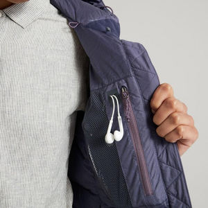 Chaqueta Acolchada con Capucha, Cierre de Cremallera, Bordado, Impermeable y Transpirable de Alta Calidad para Mujer, Relleno 100% Poliéster, Nueva Moda - Product Image 2