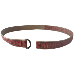 2025 moda personalizada doble D-ring cinturones tela Jeans cinturones para hombres cinturones Jacquard - Product Image 5