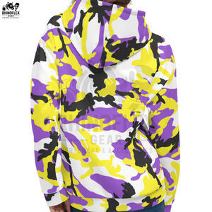 Sudaderas con Capucha de Camuflaje para Hombre, Nuevas, de Alta Calidad, Personalizadas, de Algodón Combinado, Diseño Personalizado, Sudaderas con Capucha de Camuflaje de Invierno - Product Image 2