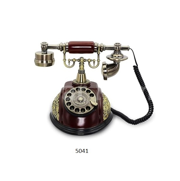 Telephone European Vintage Antique Style Fixed Telephone Use For Home Office Type Antique Telephone