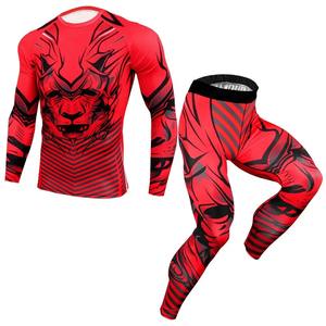 Ensemble de compression léger et confortable à séchage rapide Fit Type Men Compression Set Ideal Trendy Gym Collections Compression Set - Product Image 6