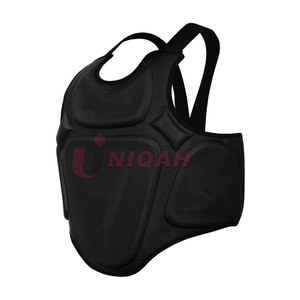Protège-poitrine en cuir pour la boxe MMA Arts martiaux Taekwondo Training Rib Shield Body Proteccion - Product Image 6