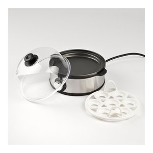 Cuoci 7 uova Cocedor de huevos negro e Inox CU2500 360W - Product Image 2