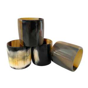 High Quality Custom Size Hotel Table Accessories Handmade 100% Natural Horn <b>Napkin</b> Ring Holder for Weddings <b>Parties</b> Top Quality - Product Image 2