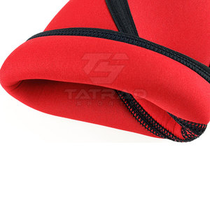 Genouillères de fitness professionnelles en néoprène avec impression de logo personnalisé, respirantes, légères, réglables, fermeture à lacets, robustes - Product Image 4