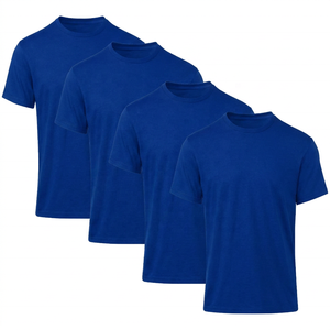 T-shirt Sportif Personnalisé Homme Vente en Gros, Séchage Rapide, Respirant, Entraînement Fitness, Col Uni Teint, 100% Polyester - Product Image 5