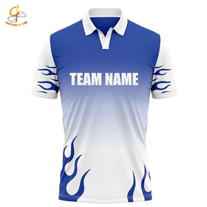 Cómodo equipo impreso desgaste Cricket Jersey para parches personalizados Cricket Jersey para hombres hecho de Sialkot - Product Image 5