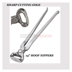 Cortador de Pezuñas Premium de Acero Inoxidable Alemán, Acabado Mate Resistente al Óxido, Agarre Ergonómico, Recortador de Pezuñas de Caballo Reutilizable - Product Image 4