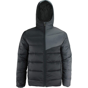 เสื้อโค้ทบุนวมแฟชั่นสำหรับผู้ชายเสื้อโค้ทบับเบิ้ลสีพื้นหนาแบบสั่งทำสำหรับฤดูหนาว - Product Image 1