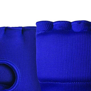 Guantes de boxeo de medio dedo profesionales personalizados con empuñaduras de mano con logotipo personalizado para entrenamiento de artes marciales - Product Image 2