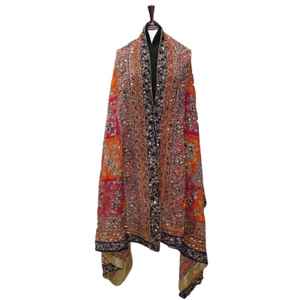 Best Selling Women's 100% Original AA IMPEX Mirror Silk <b>Shawls</b> Long Style Solid Hand Drawn Ethnic Style Skin-Friendly Winter - Product Image 1