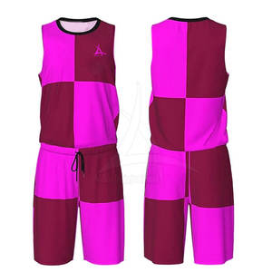 Tenue de basketball sur mesure de haute qualité pour hommes, taille plus, style à manches courtes, ensembles respirants, logo personnalisé imprimé, 100% taille - Product Image 2