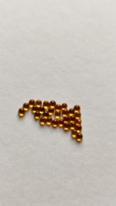 หินควอทซ์สีเหลืองมะนาวธรรมชาติทรงหลังแบนขนาด1-2มม. - Product Image 2