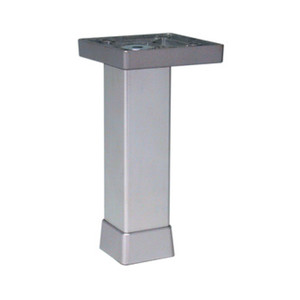 Piedino in Alluminio Argento 100 mm Art.P0702-Z - Product Image 1