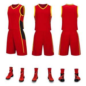 Nouvel ensemble de maillots de basket-ball vierges pour impression personnalisée, uniforme de basket-ball tendance, vêtements de basket-ball pour adultes - Product Image 4