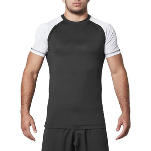 Hombres de manga larga MMA Rash Guard personalizado impreso ropa deportiva para todas las estaciones para adultos - Product Image 5