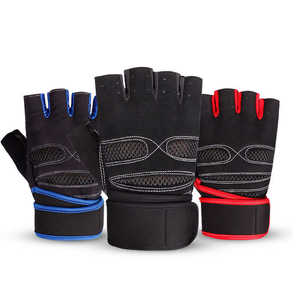 <b>Padded</b> Gym Gloves for Men & Women Direct Factory OEM Wholesale <b>Cheap</b> Weightlifting Gloves - Product Image 1