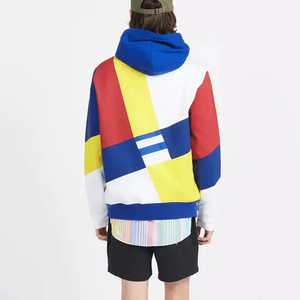 เสื้อฮู้ดแบบสวมหัวมีฮู้ดของผู้ชายผ้าฟลีซแบบมีกระเป๋าผ้าฝ้าย100% รุ่นล่าสุดสำหรับฤดูหนาว - Product Image 4