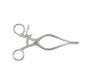 Écarteur courbé à retenue automatique pour adulte Mollison Écarteur manuel 4 en 4 dents avec matériau en acier inoxydable - Product Image 1